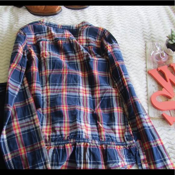 Checkered Hollister Button Down - Picture 5 of 6